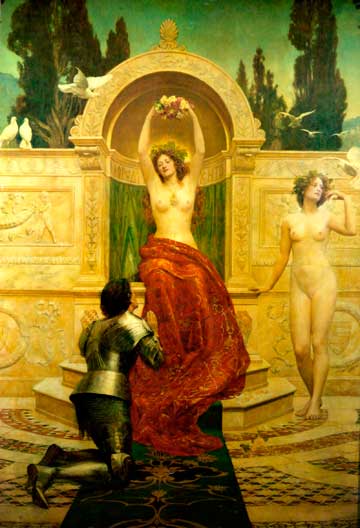 Джон Кольер, «Тангейзер на Венериной горе», 1901