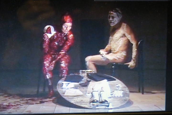 Сцена из спектакля "Вакханки". 1974 