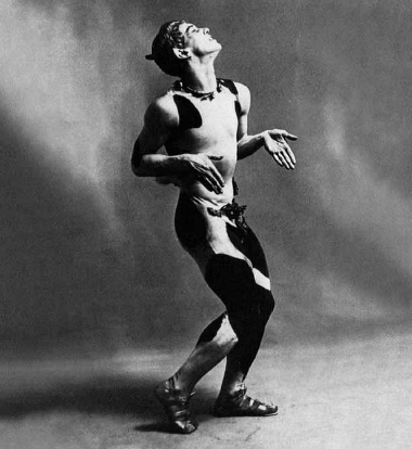 Вацлав Нижинский в «Послеполуденном отдыхе фавна» Русский балет Дягилева Париж 1912