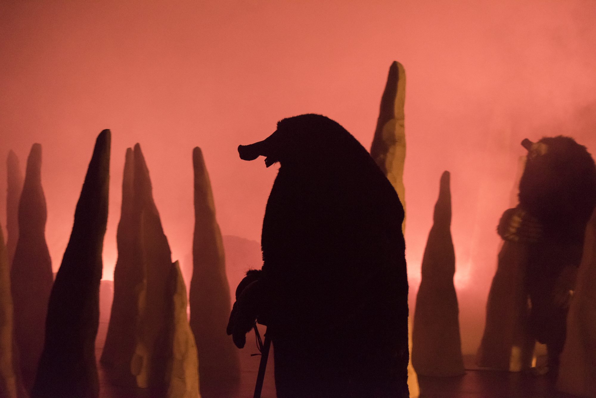 Сцена из спектакля "Ночь кротов", фото с сайта театра Нантер-Амандье 