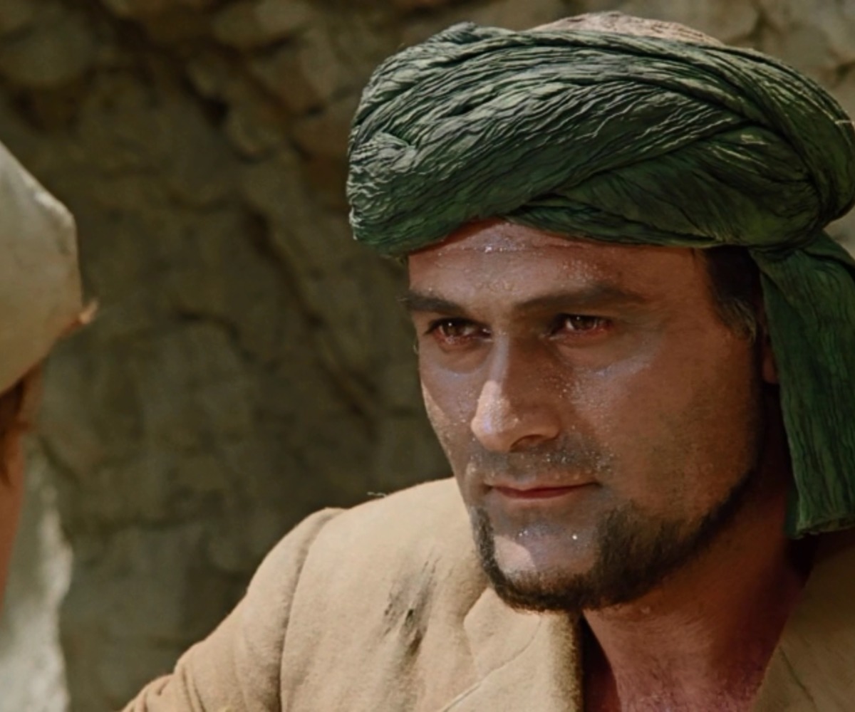 Кадр из фильма "Белое солнце пустыни". Кахи Кавсадзе в роли Абдуллы.