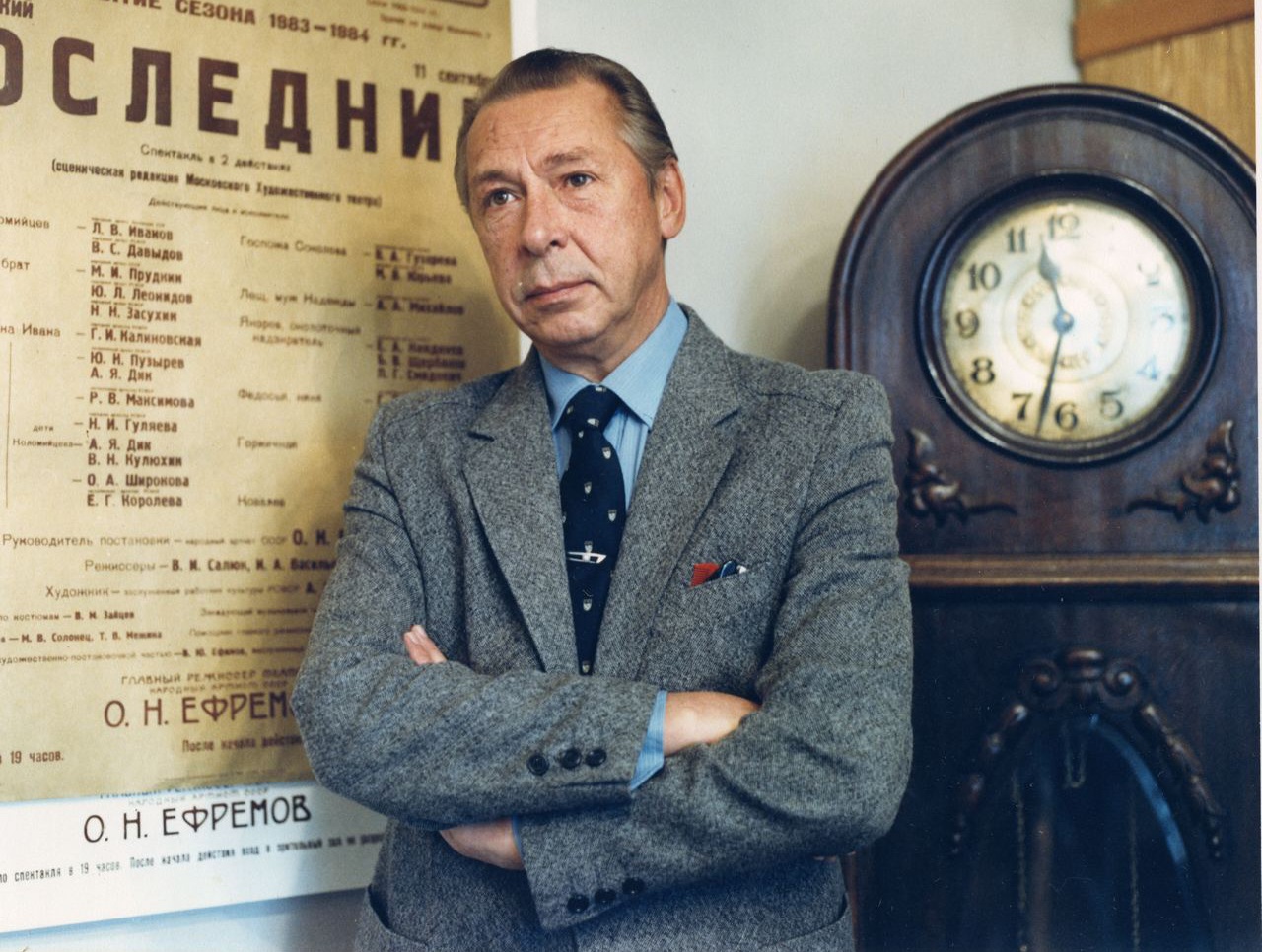 На фото - Олег Ефремов © пресс-служба Музея МХАТ