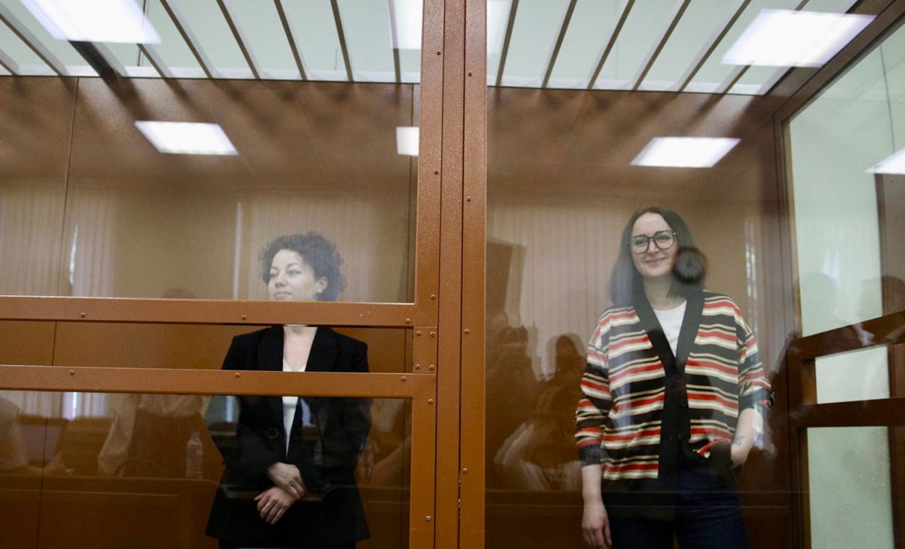 На фото — Беркович и Петрийчук в зале суда © Александра Астахова