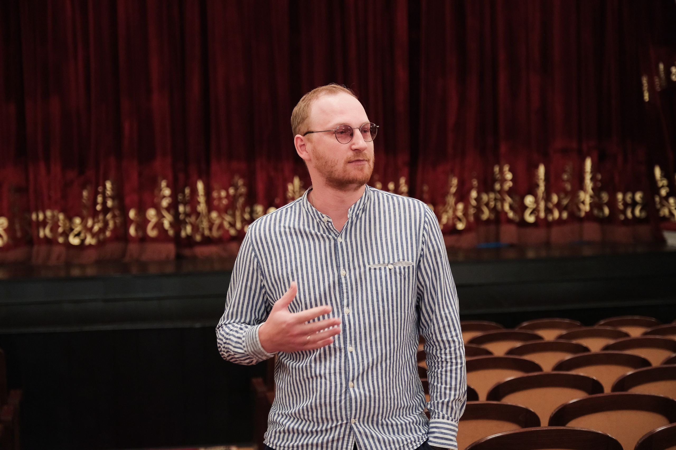 На фото – Владимир Кузнецов © соцсети Астраханского драматического театра
