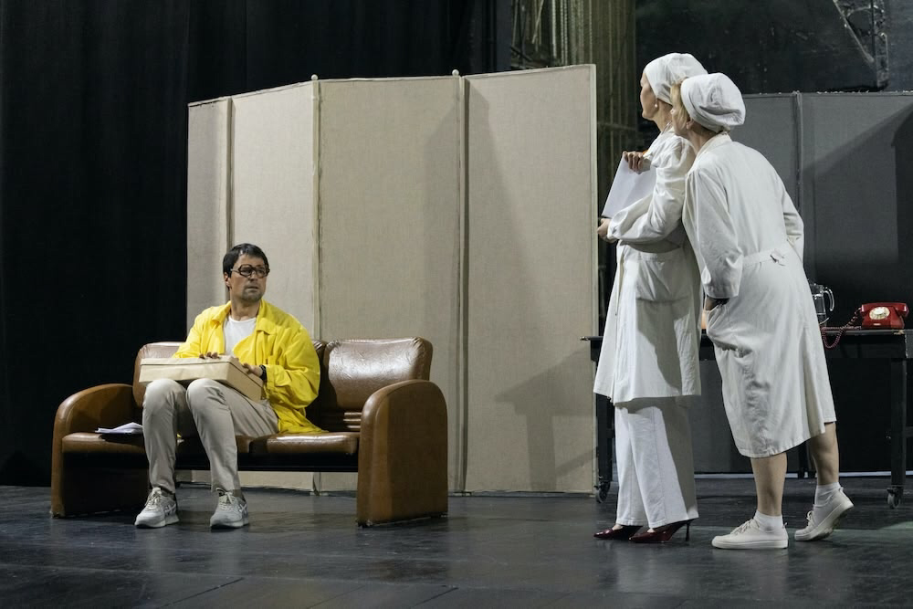 На фото — момент репетиции спектакля «Чуковский» © Женя Сирина