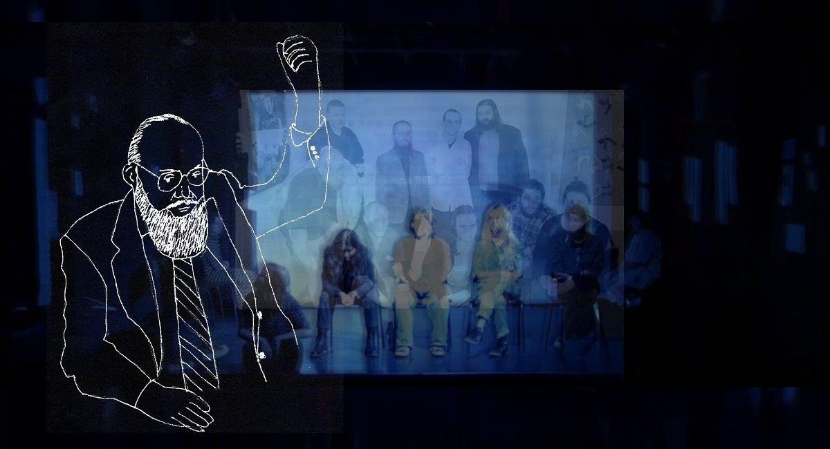 Фрагмент афиши спектакля «ОсумБез/Реа-Немиров» © сайт Театра.doc
