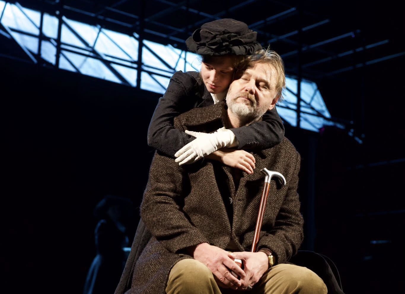 На фото — момент репетиции спектакля «Лицедей» © соцсети компании Publica Production