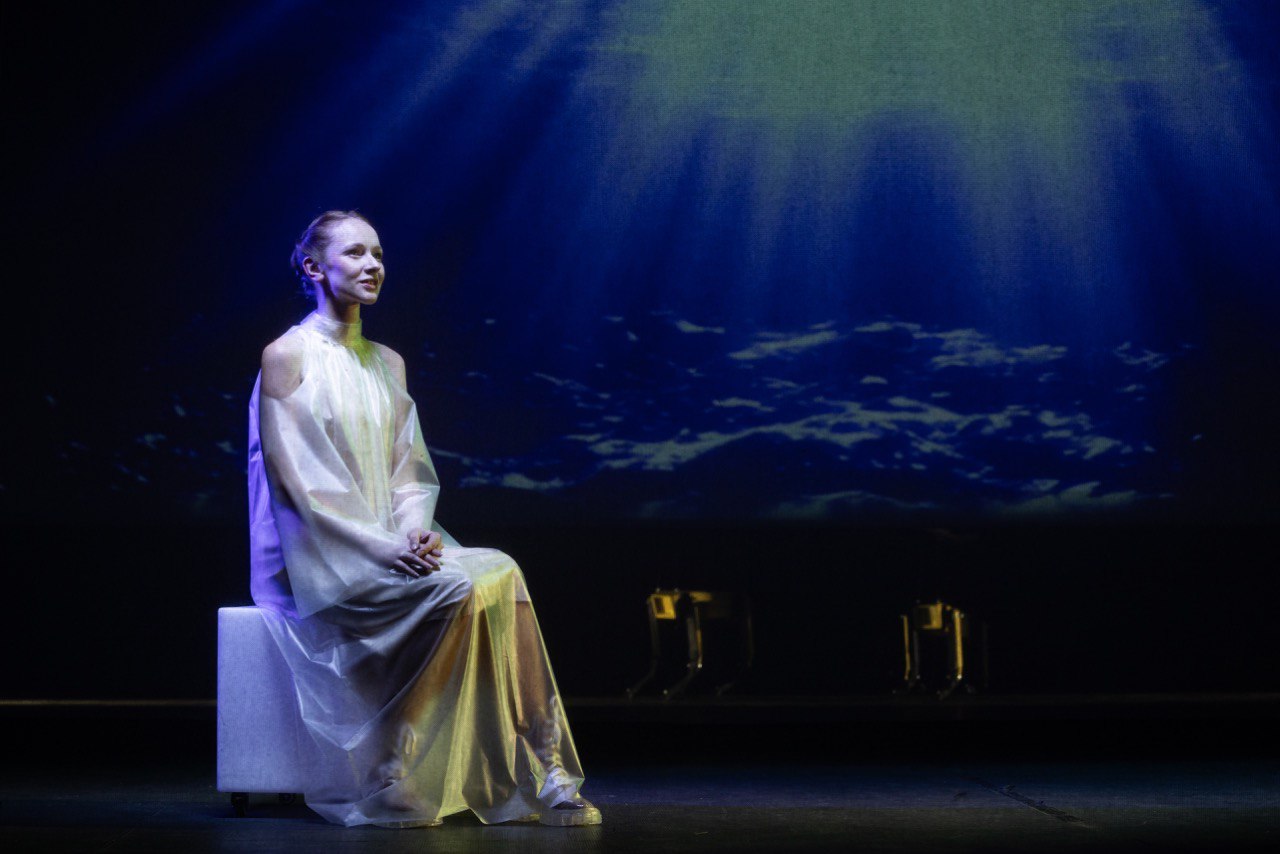 На фото - момент репетиции спектакля «Скачайте наши души» © пресс-служба Пермского театра кукол