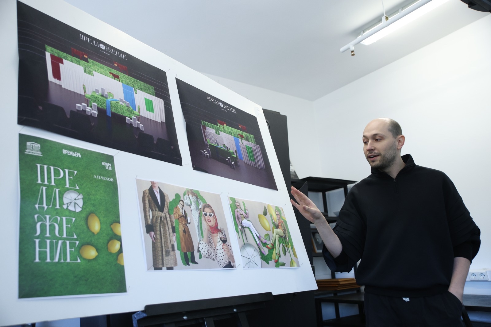 На фото – Илья Архипов © соцсети ТЮЗа имени Брянцева
