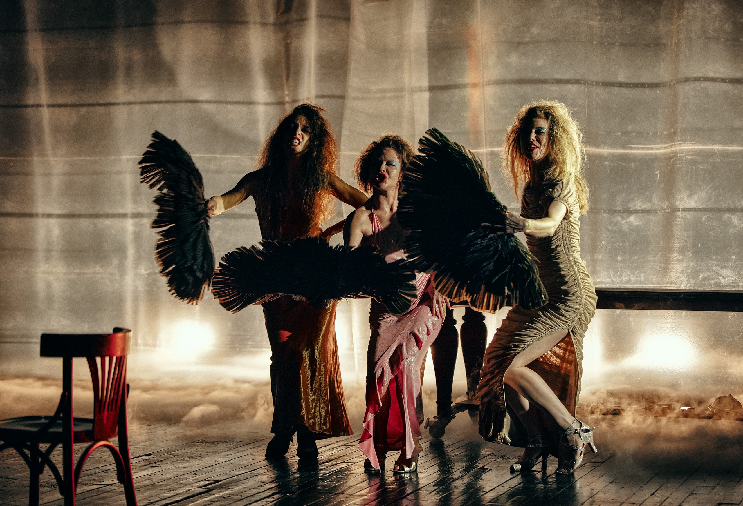 На фото – момент репетиции спектакля «Макбет. Кабаре» © Геворг Арутюнян