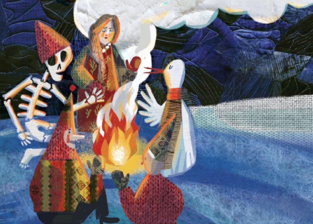 Фрагмент афиши спектакля &laquo;Сказки, чтобы согреться&raquo; &copy; Варвара Гранкова // сайт МИРА центра
