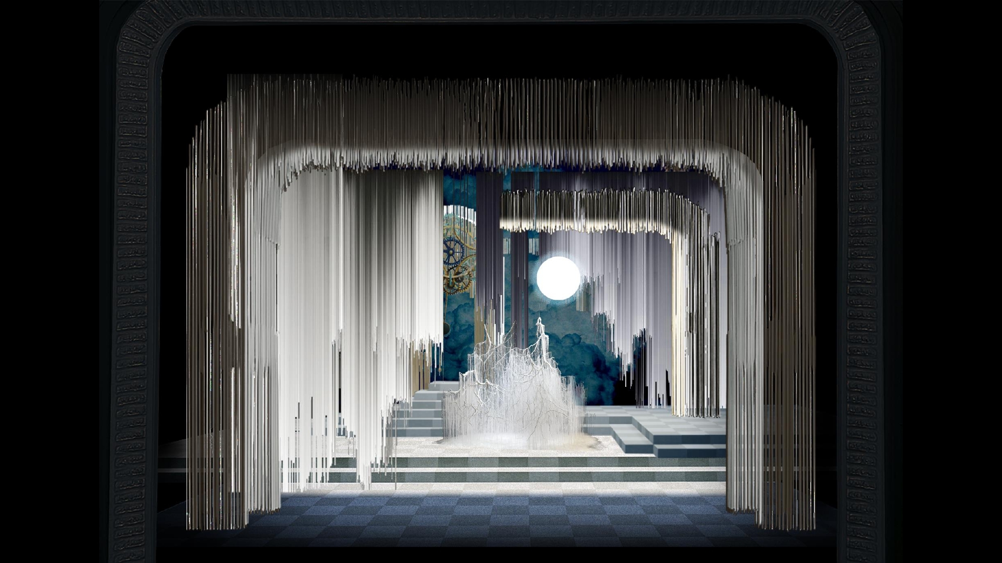 Эскиз сценографии спектакля &laquo;Золушка&raquo; &copy; Анастасия Савина
