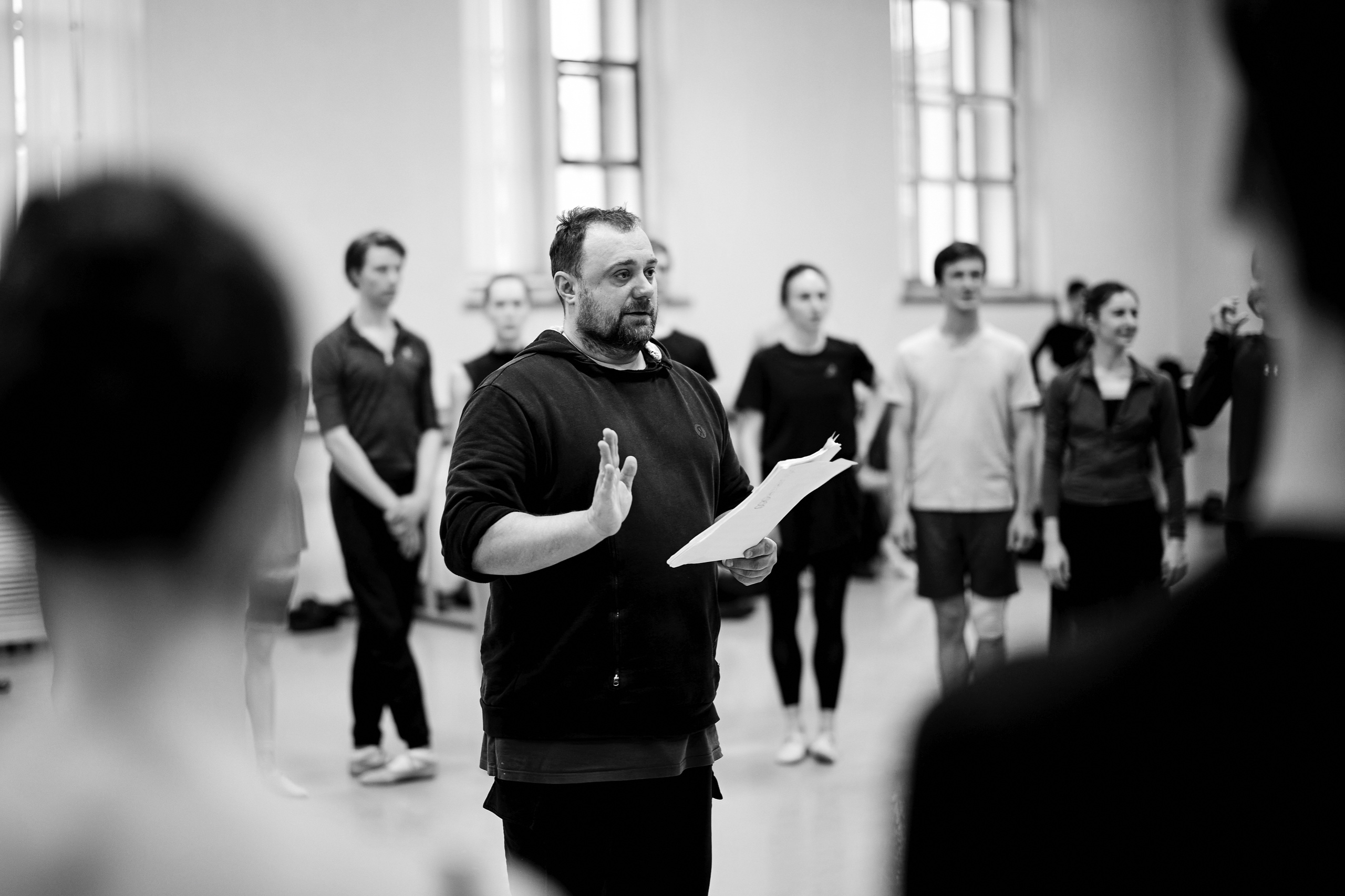 На фото &mdash; репетиция спектакля &laquo;Хороводы&raquo; &copy; соцсети Мариинского театра